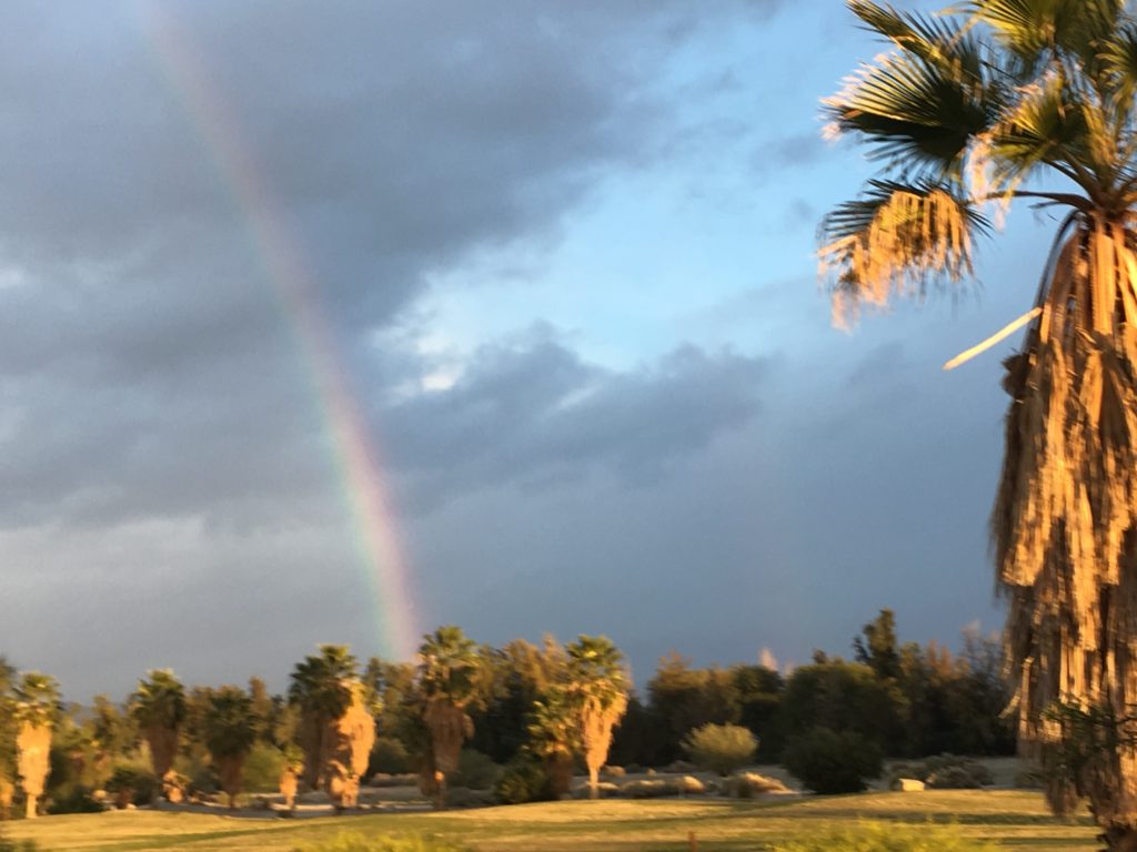 Rainbow in Borrego Springs