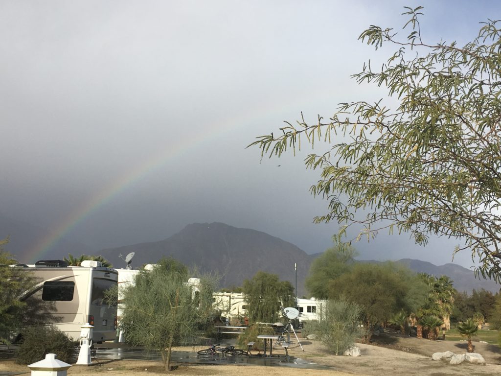 Rainbow in Borrego Springs