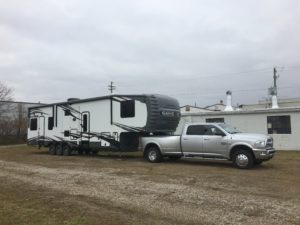 Harvey, the RV, and our Truck, Big Red