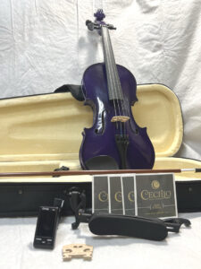 Purple violin for sale