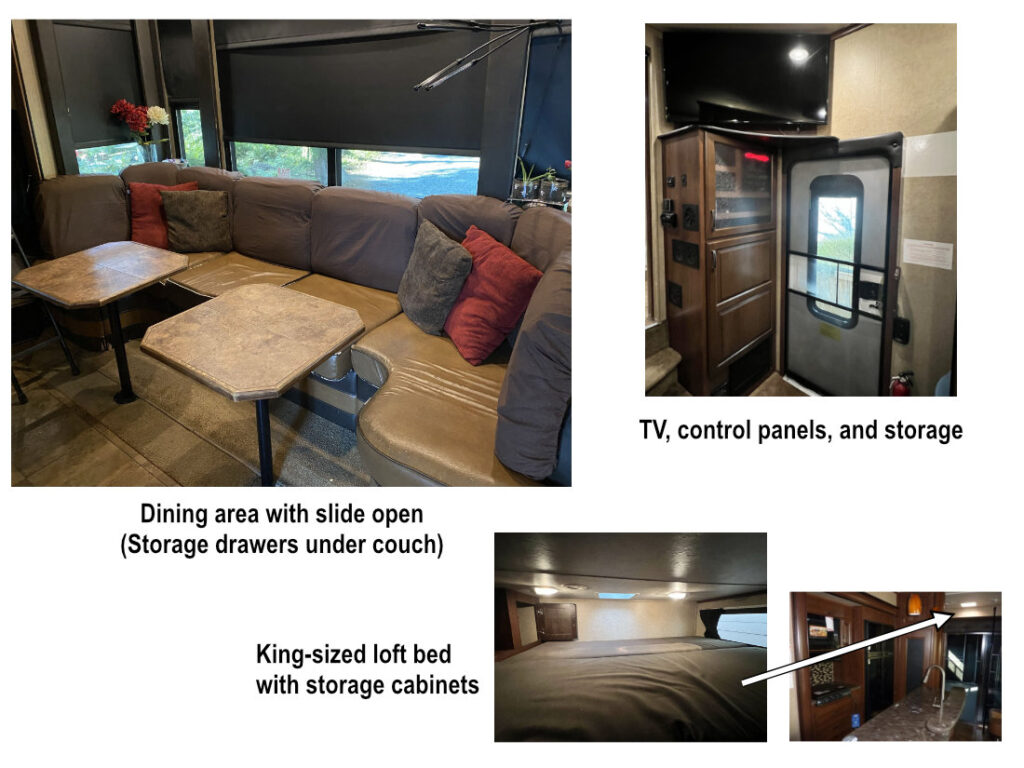 RV dining area